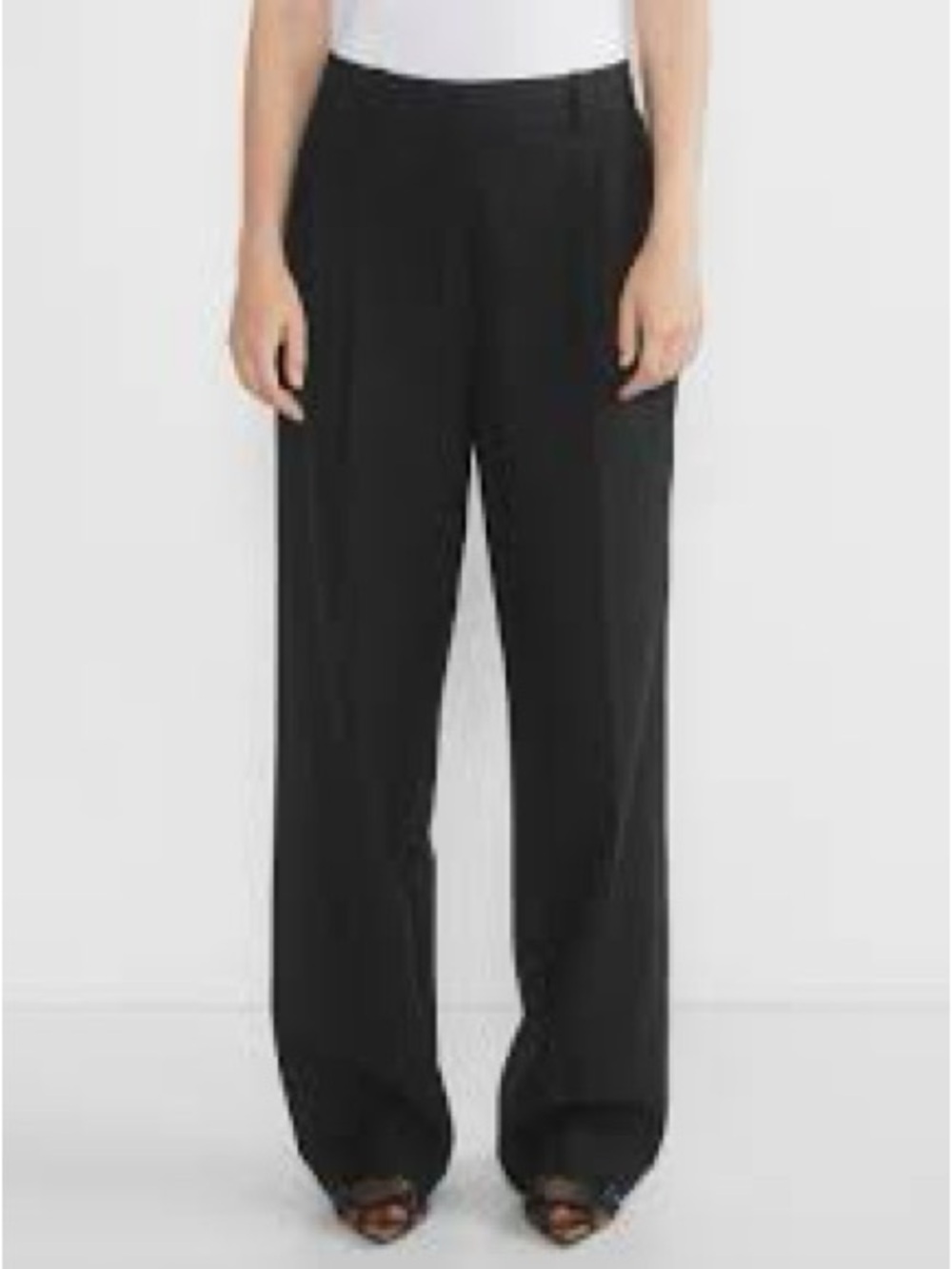 Wilfred Effortless High Waist Wide Leg Trousers Size 10